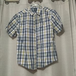 Boys Plaid Button Down Shirt